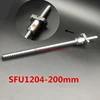 2022 AXK Cnc pièces de routeur Rail linéaire Sfu1204 200mm ensemble: 1 Pc vis à billes-l200mm + 1204 écrou pour pièces de Cnc sans fin usiné ► Photo 1/5