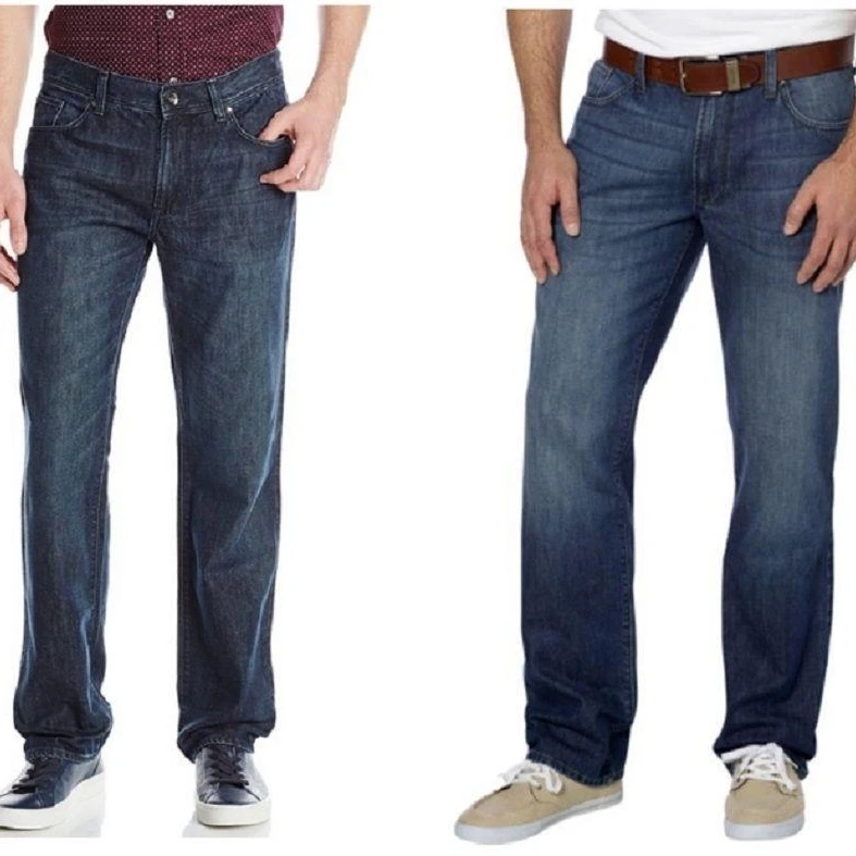DKNY Blue Jeans Pria Soho Santai Jeans 