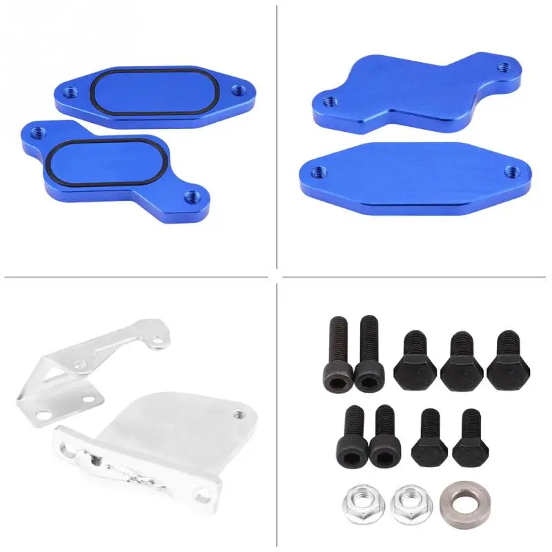

Exhaust Gas Recirculation Valve Cooler Delete Kit Stainless Steel for Chevy GMC LBZ 6.6l Duramax Diesel 2006-2007
