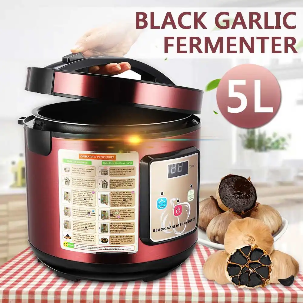 

Automatic 5L Garlic Fermenter DIY Ferment Box Drying FunctionBlack Garlic Home Kitchen Appliances