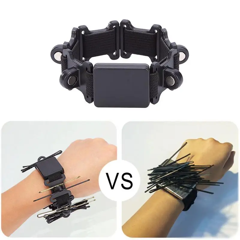

Professional Salon Magnetic Bracelet Wrist Band Strap Belt Hair Clip Holder Hair Accessories Barber Hairdressing Styling Tools