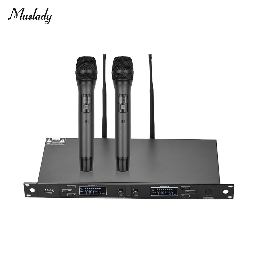 Muslady U 6002 Professional Dual Channel UHF Wireless
