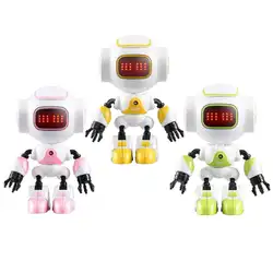Сенсорный зонд Смарт RC роботы для детей голос светодиодный Глаза DIY тело жесты игрушки для детей Монтессори развития Рождественский