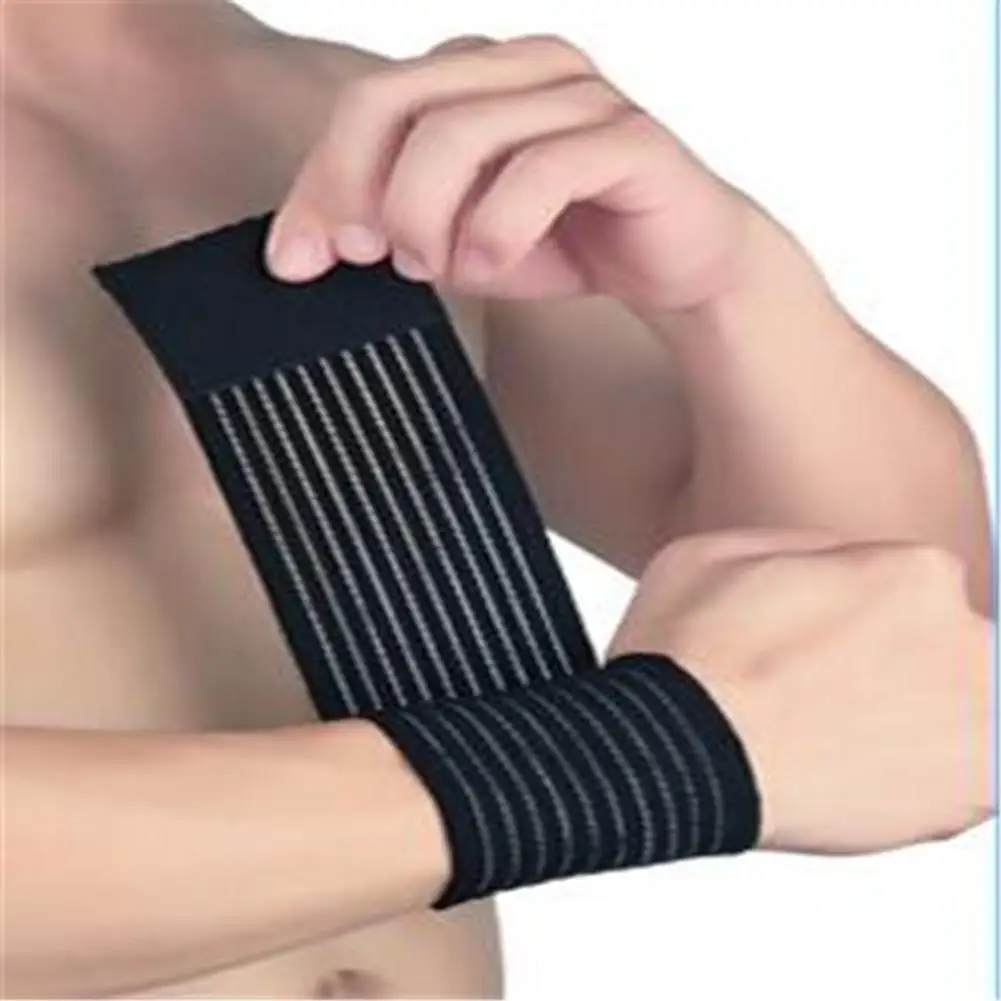 

Adjustable Sports Wrist Band Protection Elastic Support Strap Wraps Hand Sprain Wraps Bandage Strength Training Wrist Guard