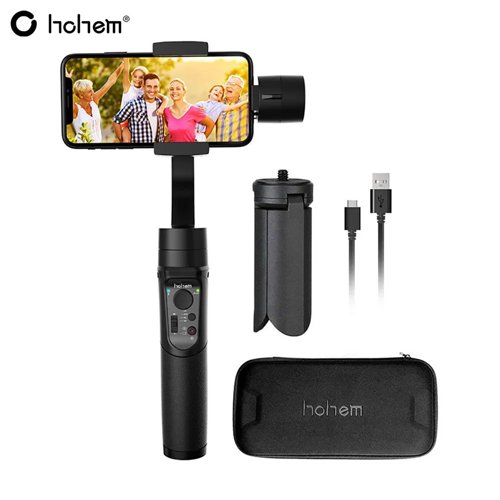 

Hohem iSteady Mobile Gimbal 3-axis Handheld Stabilizer for iPhone XS MAX / X / 8 / 8P Android Time Lapse, Auto Tracking