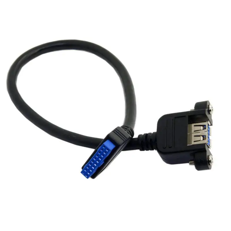 USB 3 0 один порт A гнездо винтовое крепление Тип до вверх угловой материнской платы