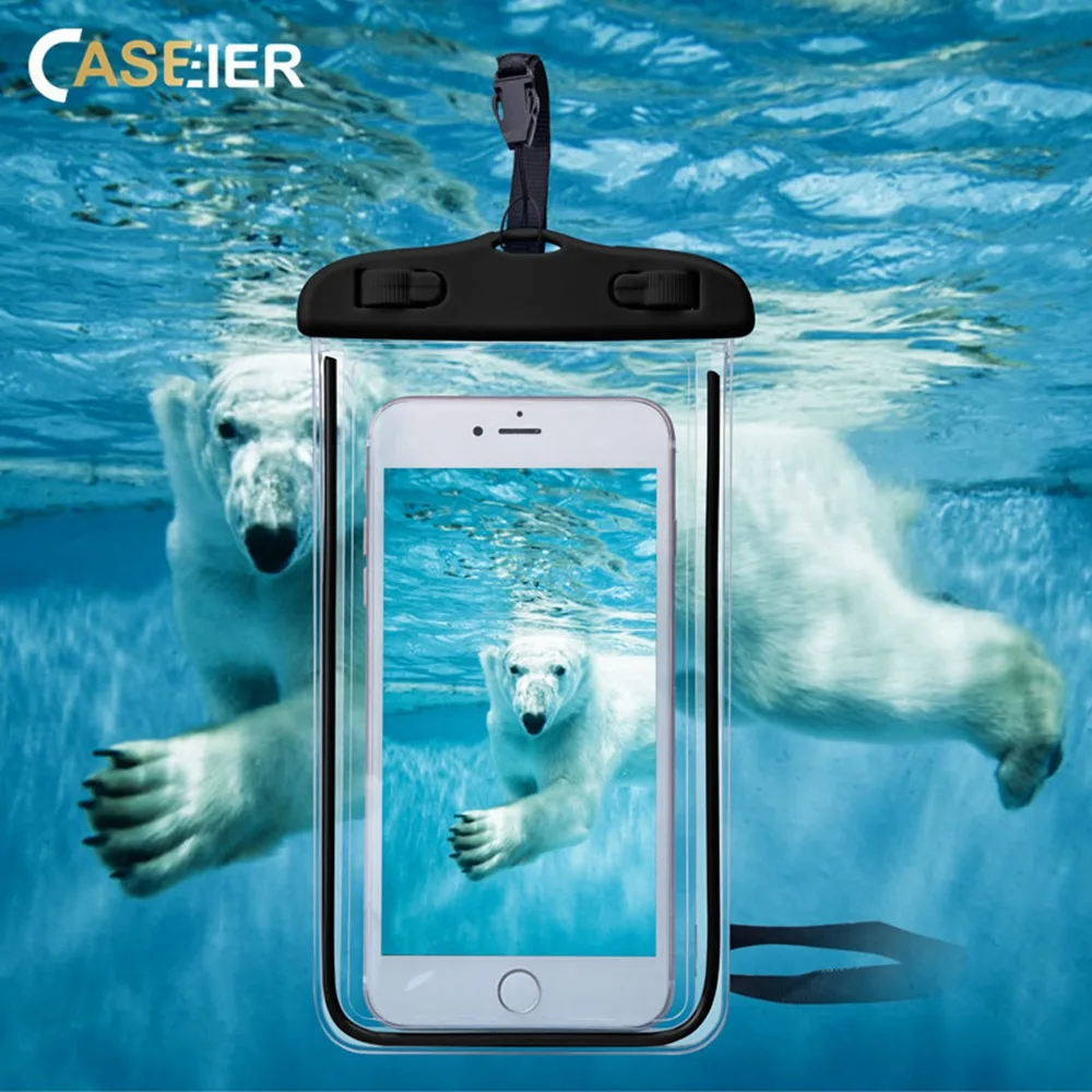 

CASEIER Waterproof Case For Samsung Galaxy A7 2018 S10 Waterproof Bag For Swim Water Park Protective Underwater Photography Capa