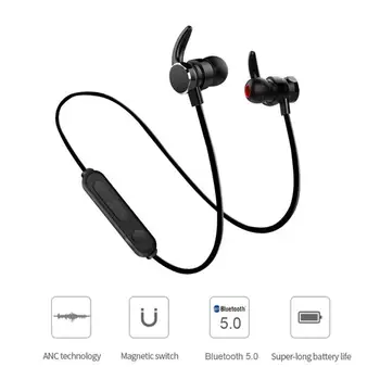 

X3S Bluetooth 5.0 Wireless Magnetic Headset with Microphone Running Sports In-ear Earphones Micro USB Charging Port with Cable