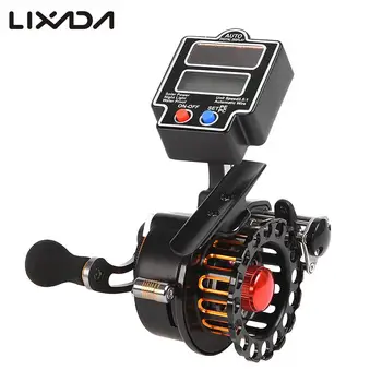

Lixada Fishing Reel with Solar Power Digital Line Counter New 4+1 Ball Bearings GT 3.5:1 CNC machined aluminum spool Reel