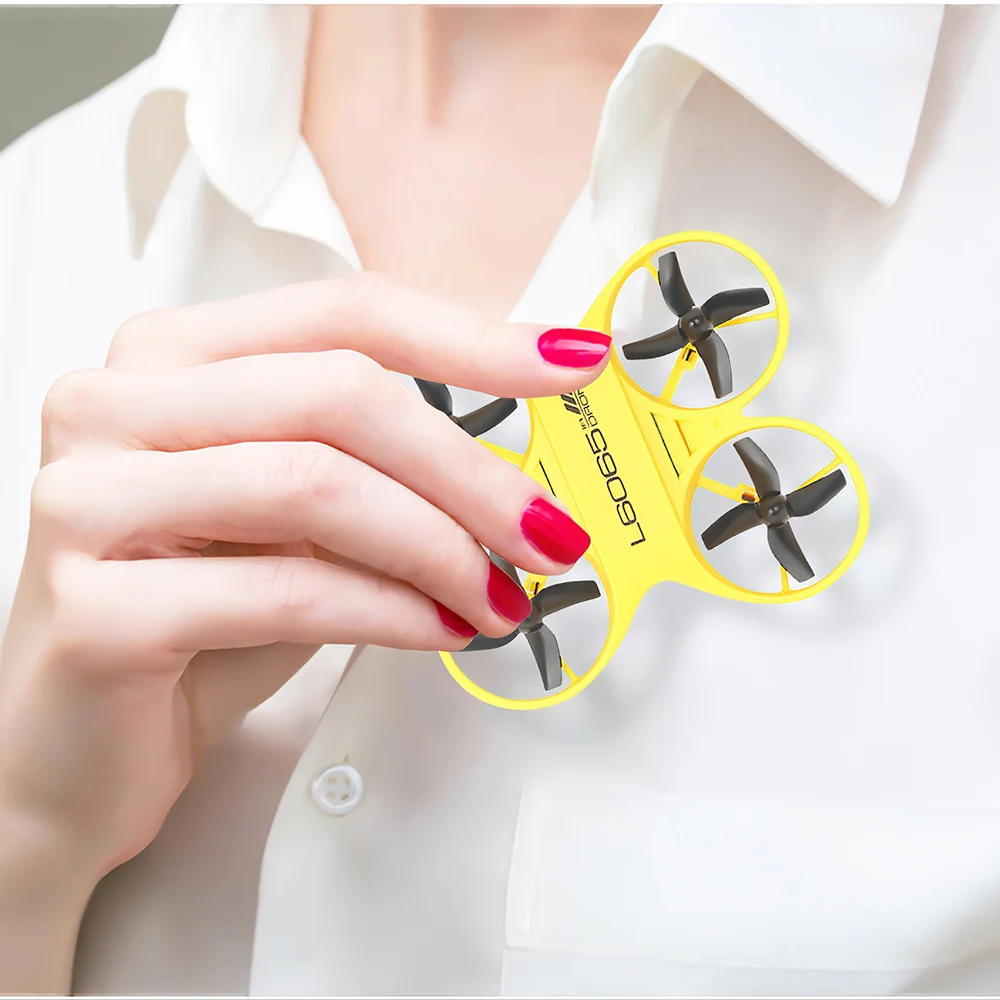 

L6065 Mini RC Drone Infrared Controlled RC Quadcopter w/ LED Light Drone Birthday Toys for Children vs IN1601 X12 E58