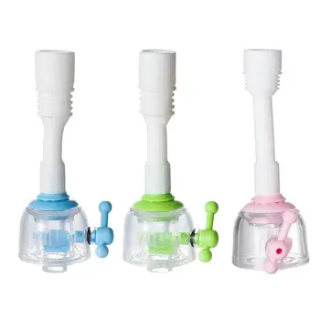 

360 Degree Rotatable Pipe Tap Faucet Filter Kitchen Bathroom Water Saving Tap Faucet Plastic Economizer Shower Filter