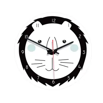 

1PC Round Wall Clock Modern Decorative Nordic Style Acrylic Mute Wooden Clock Wall Clock for Kitchen Bedroom Living Room Office