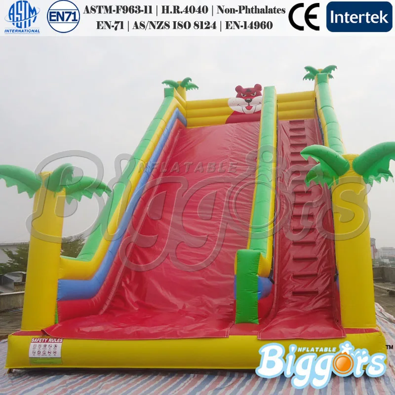

Giant Size Inflatable Slide Dry Slide Water Game For Rental Commercial Grade Use