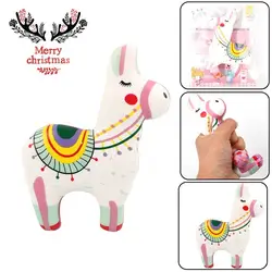 Squeeze игрушечные лошадки Рождество цветной пони снятие стресса Ароматические супер медленно нарастающее при сжатии игрушка пасхальный