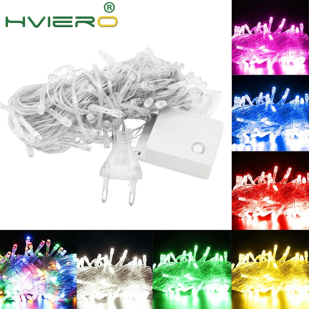 10M 100 LED String Decoration Light Multicolour Outdoor for Party Wedding Christmas Garden lights 220V/110V 8 Display Modes 10M 100 LED String Decoration Light Multicolour Outdoor for Party Wedding Christmas Garden lights 220V/110V 8 Display Modes