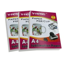 Струйный принтер, бумага для стаканчиков с керамическим покрытием, сублимационная бумага 8,26x11,7 дюймов, стеклянная бумага для теплопередачи