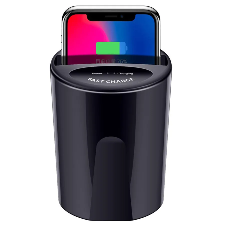

Universal Fast Wireless Car Charger Cup for iPhone XsMax/Xr for Samsung S9 S8 Note10 9