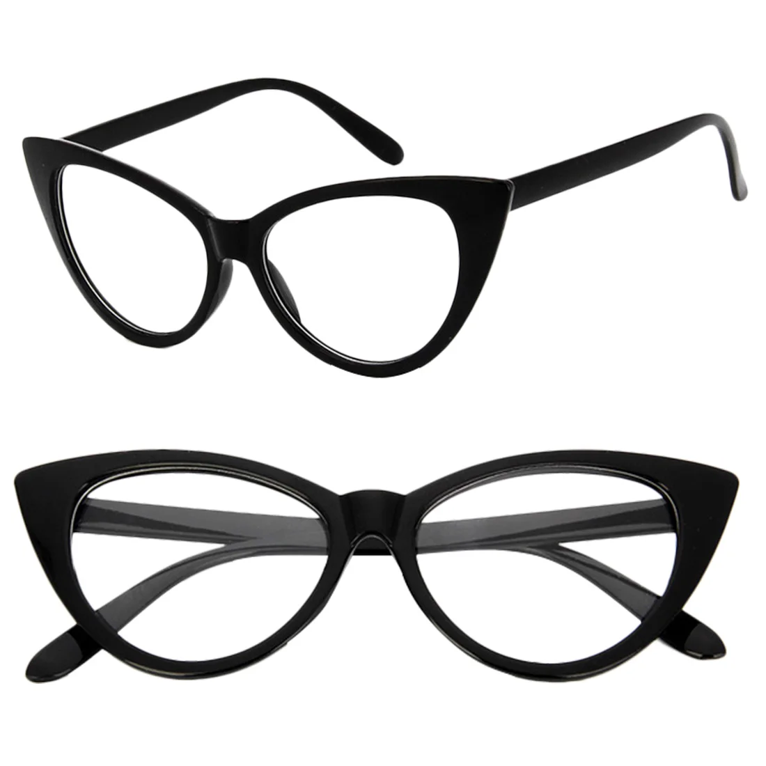 Классические элегантные очки в оправе прозрачные линзы кошачий глаз для мужчин и