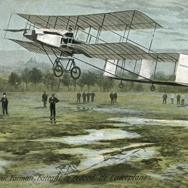 Farman биплан запись плакат печать Мэри Эванс Picture Library (24X18) | Дом и сад