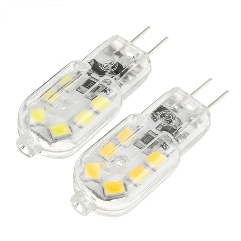 Smuxi G4 светодиодный лампы 2 W SMD2835 12 Светодиодный s теплый белый чистый белый свет лампы DC12V затемнения светодиодный заменить галогеновая