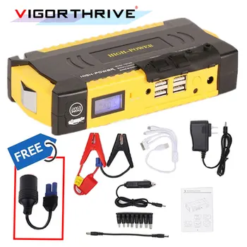 

Car Jump Starter Mini Portable Emergency Battery Charger Power bank SOS light Auto Booster For Petrol Car Starting Device 12V