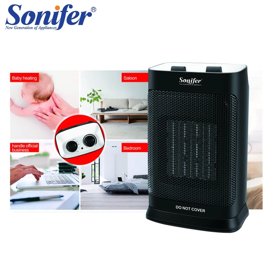 

1500W Electric fan room heater air heating space warmer fans household heating device heat ventilation Sonifer