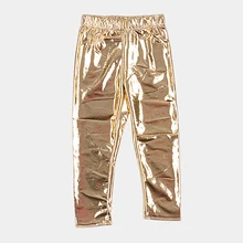 US Stock Toddler Baby Kids Girl Meryl Shiny Solid Skinny Leggings Pants