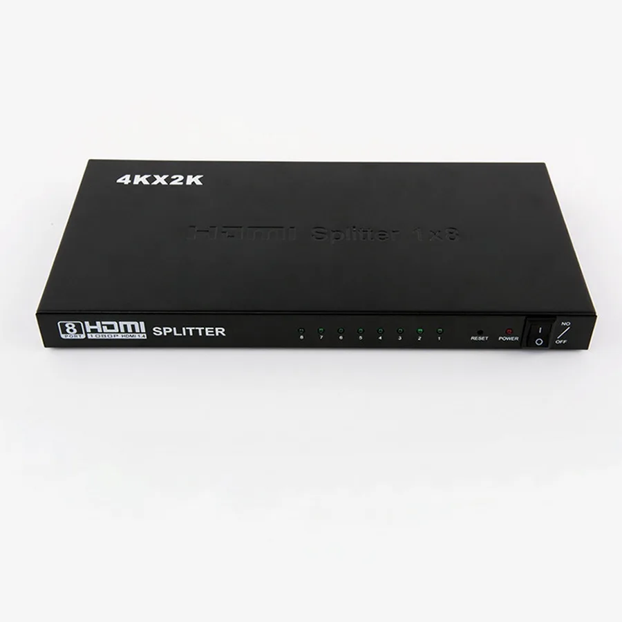 5 шт. 4K HDMI Сплиттер порт 1X8 распределяет 1 источник на 8 дисплеев одновременно 3D