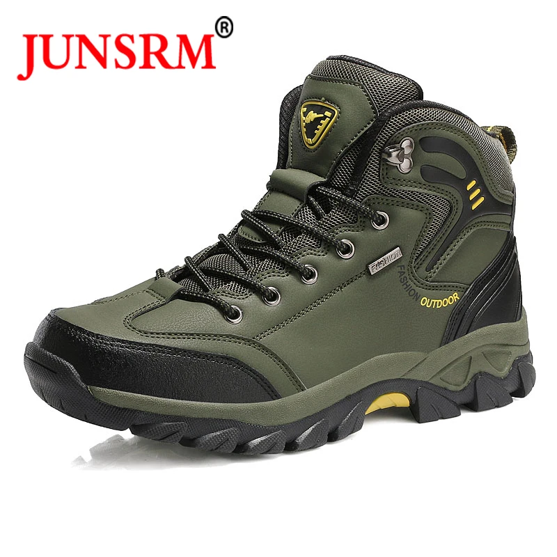 

Men Breathable Outdoor Hiking Shoes Camping Mountain Climbing Hiking Boots Trekking Sneakers Lace-up Style Shoes