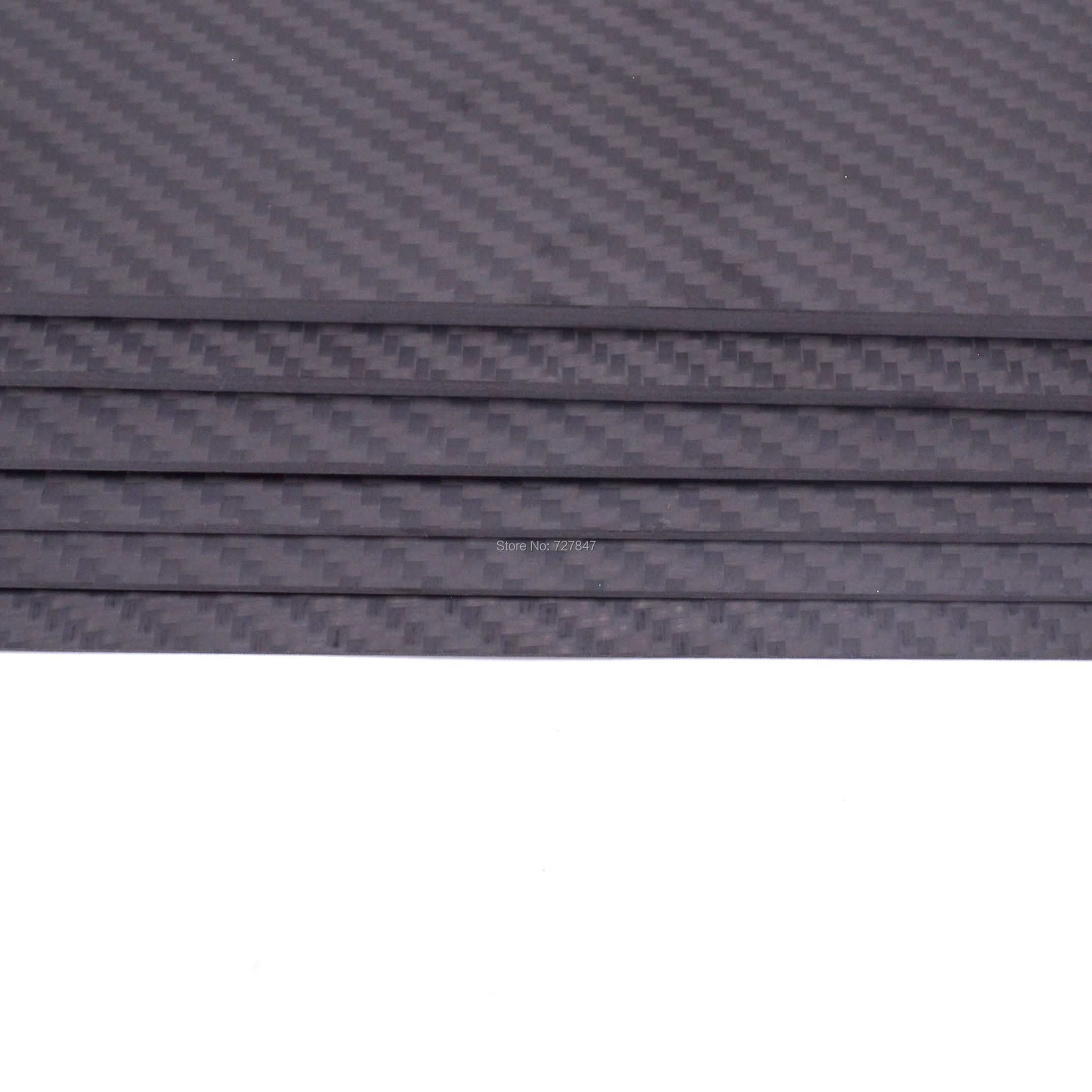 Skup 400mm X 200mm prawdziwa płyta z włókna węglowego arkusze 0.5mm 1mm 1.5mm 2mm 3mm 4mm 5mm grubość kompozytowy materiał twardości