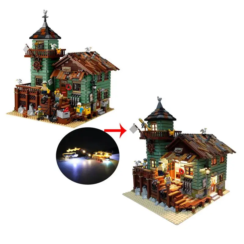 lego ideas old fishing store building kit