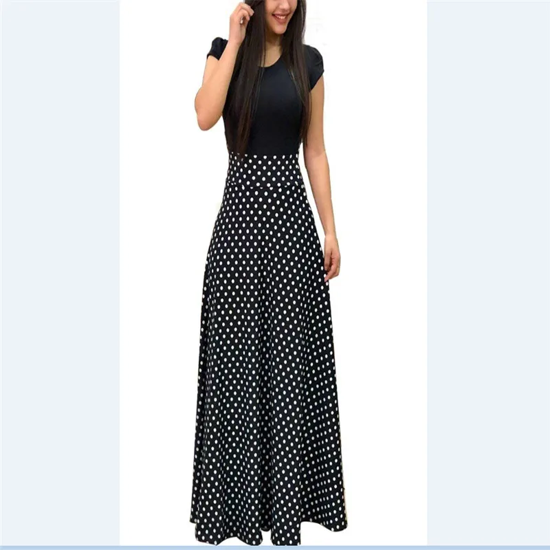 

2019 Women Ladies Summer Boho Casual Long Maxi Evening Party Sundress Casual Dress Summer Party Club Ball Dress vestidos