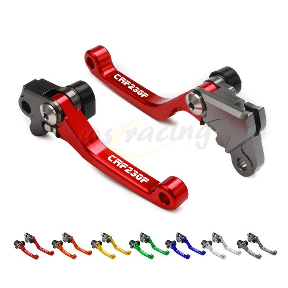 For HONDA CRF150F CRF230F 2003-2017 Pivot Clutch Brake Levers CNC Motocross 2016