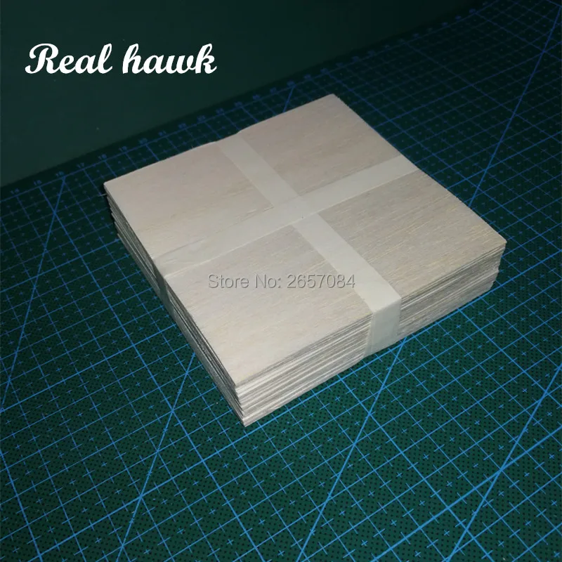 Деревянные листы AAA + Balsa толщиной 25 шт. 1 мм 100x8 0/100x9 0/100x100 модель Wood используется