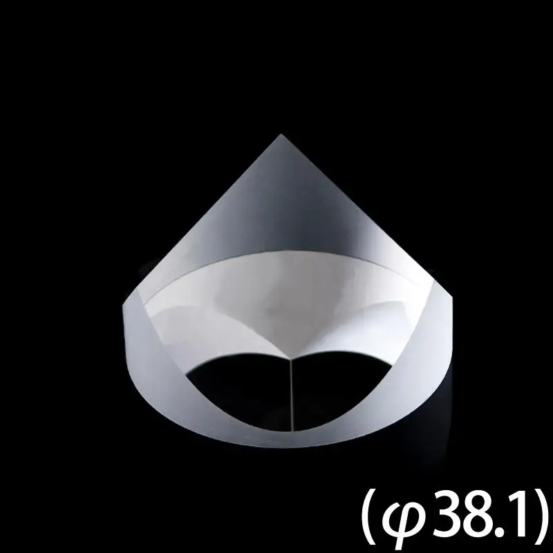 Optical Glass Pyramid Prism K9 38.1mmx28.5mm Physics Refractor Light Spectrum | Канцтовары для офиса и дома
