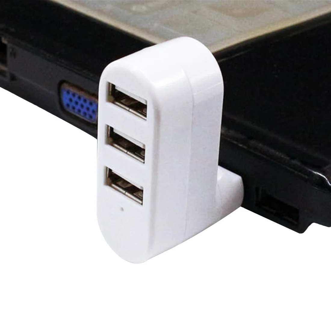 2.0 USB Splitter Adapter For Notebook/Tablet Computer PC Peripherals Rotatable High Speed 3 Ports USB HUB 2.0