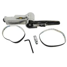 Горячая промышленный класс пневматический ремень шлифовальный станок песочный станок 10 мм Пневматический Угол шлифовальная лента машина полировальная машина