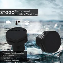 10 шт Черный stggo M12X1.5 винт в Водонепроницаемый защитный Сапун вентиляционная пробка для Материал подъемно-транспортное оборудование