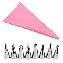 10 шт./компл. Нержавеющая сталь насадки трубы Кондитерские насадки для свадебных тортов юбки платья инструменты для украшения тортов из мастики формы# EW