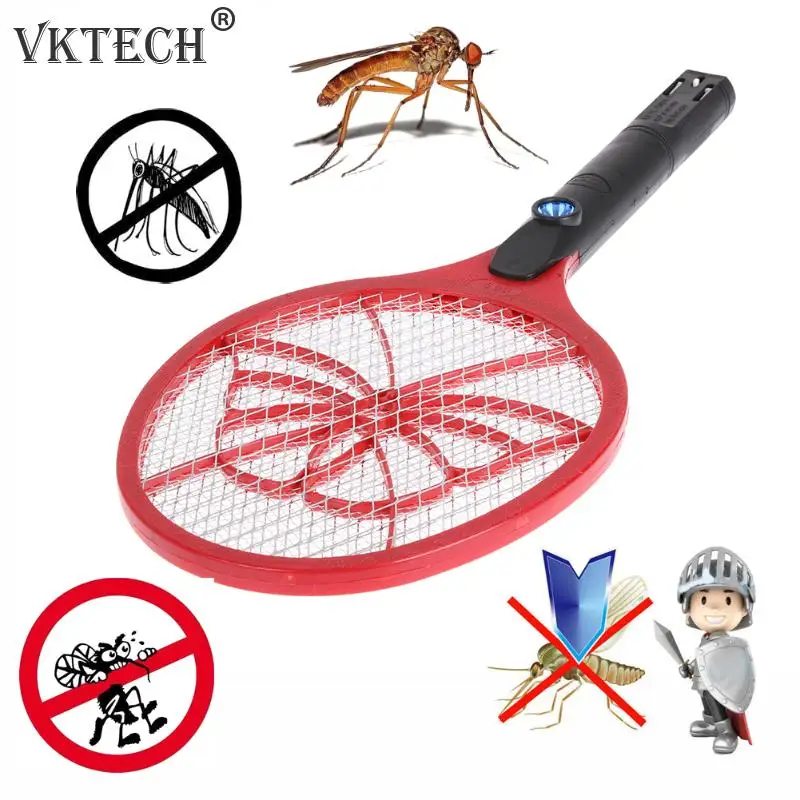 

Electric Insect Pest Fly Mosquito Swatter with Rechargeable LED Light Mosquito Killer Tennis Racket Fly Swatter Bug Zapper