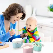 1 шт. однослойный контейнер для детского питания детская молочная смесь для хранения формула путешествия канистры контейнер еда миска для кормления малышей
