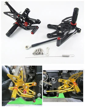

CNC Adjustable Rearsets Foot Pegs Rear Set For Kawasaki ZX10R 2006-2007