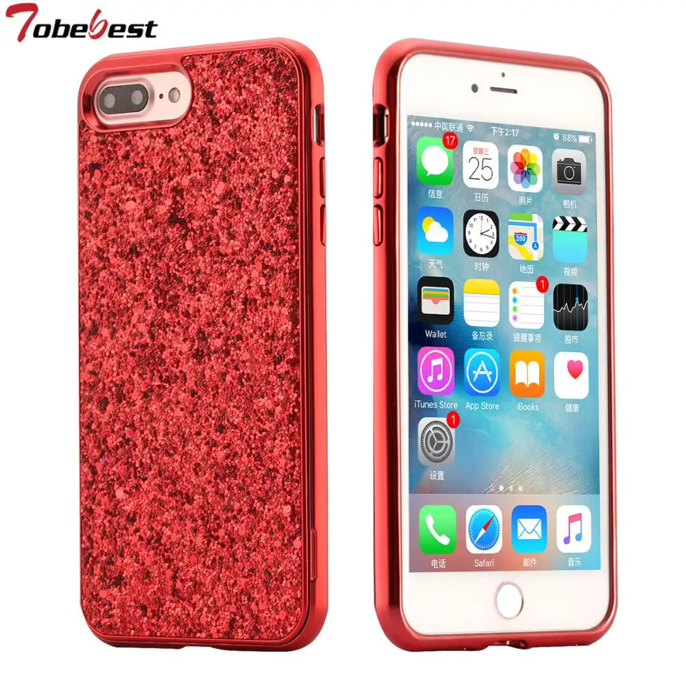 

Fashion Glitter Case For iPhone X XS MAX XR 8 7 6 6S Plus 8Plus 7Plus Shinning Bling Phone Case Cover for iPhone XSMAX 6Plus