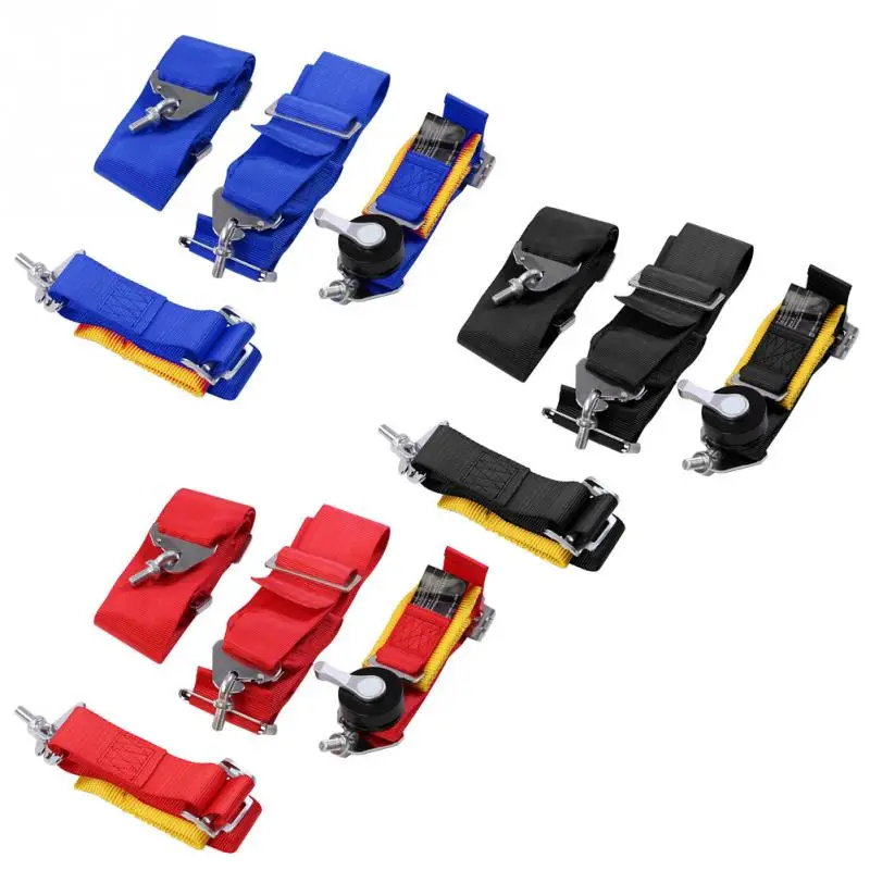 

3inch 4Point Racing Car Safety Seat Belt Harness with Cam Lock Adjustable Strap Nylon Steel Material Car Accessories Universal