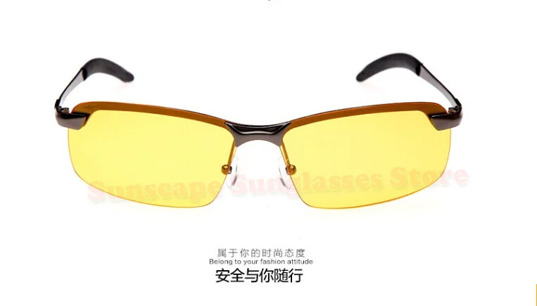 Новости Горячая ночного видения мужские антибликовые поляризаторы желтые солнцезащитные очки для вождения oculos de sol