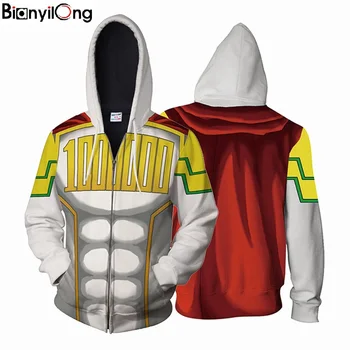 

My Hero Academia fashion sportswear MEN'S Streetwear 3D unisex sweatshirt men's hooded hoodie BIANYILONG brand customization