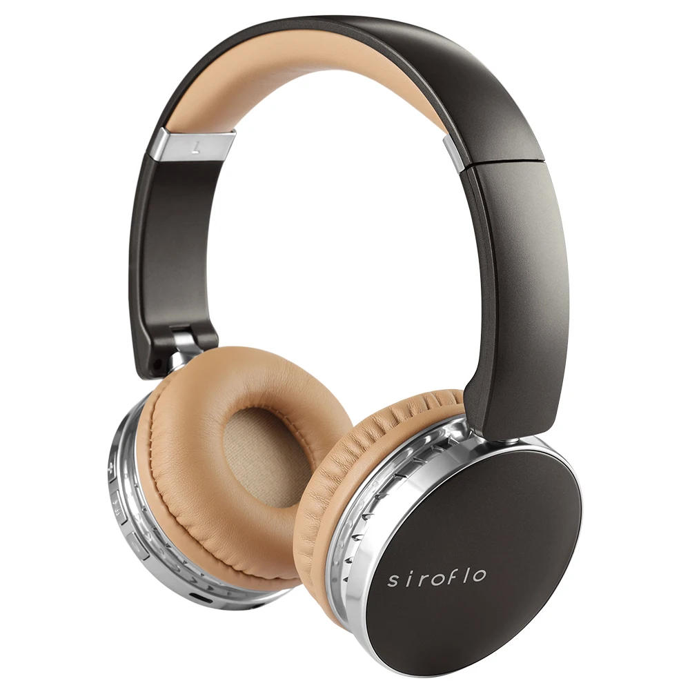 

Wireless Bluetooth Headphones, Siroflo Active Noise Canceling Headsets With Mic, Bluetooth 4.1+EDR Tech Over Ear Headphones