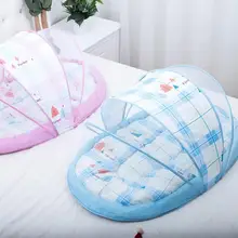 Детская кровать, 3 предмета, складной спальный коврик, москитная сетка, комплект КРОВАТКИ для 0-3 лет, материал, мягкая переносная люлька