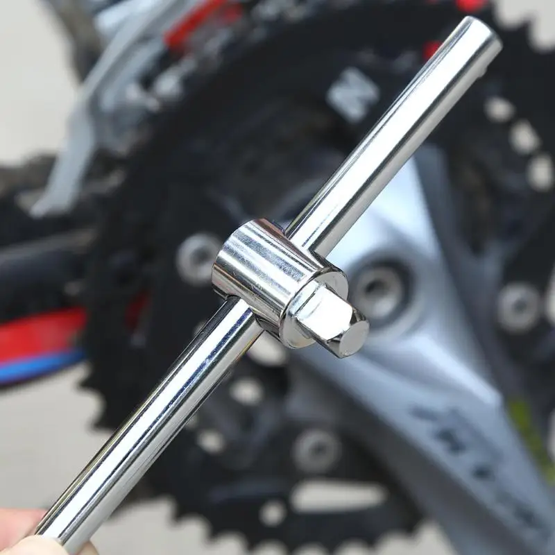 

1/4 3/8 1/2 Inch Socket Wrench Driver Socket Wrench Extension Sliding Bar T-handle Spanner Connector Rail Cycling Bicycle Tools