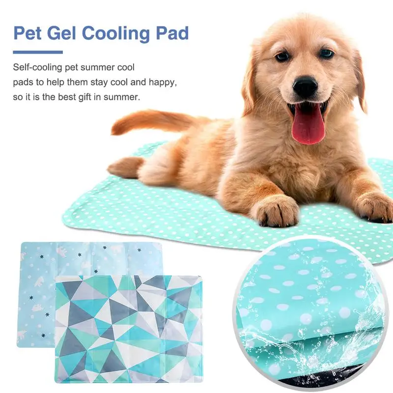 

Fashion Summer Pet Dog Cooling Mat Gel PVC Pet Sleeping Cushion Bite-Resistant Dogs Cats Home Kennel Pet Supplies